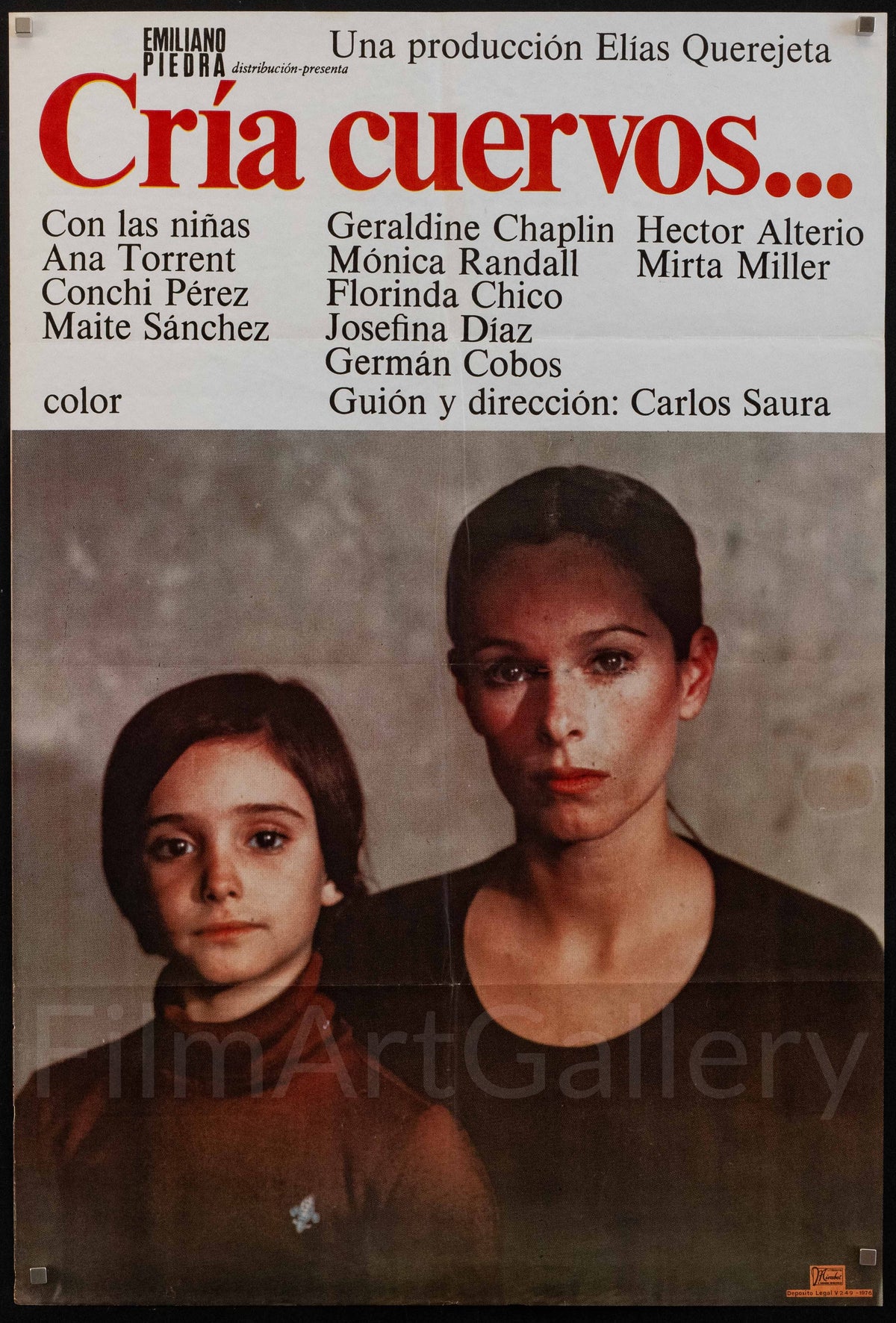 Cria Cuervos Original Vintage Movie Poster