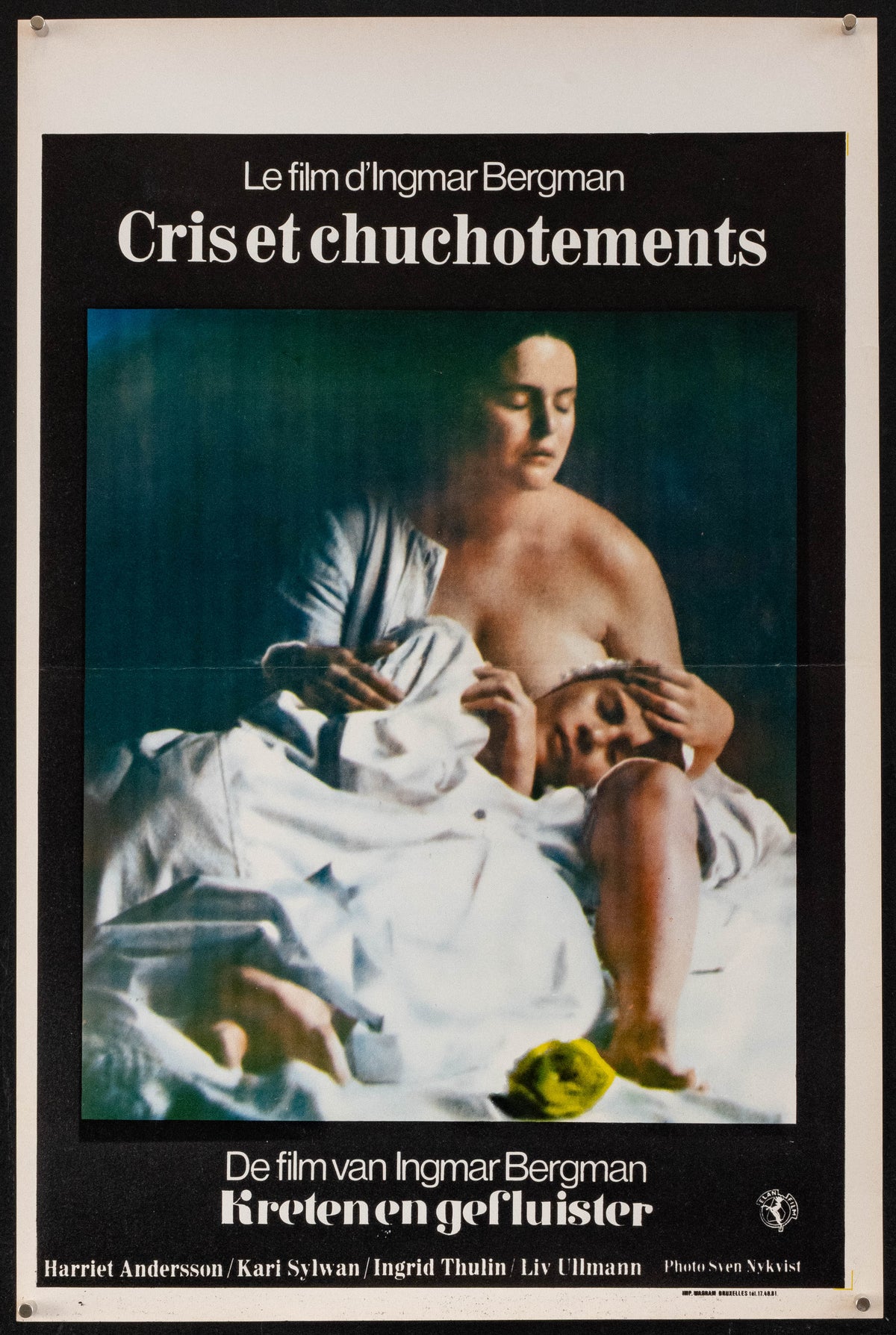 Cries and Whispers Original Vintage Movie Poster