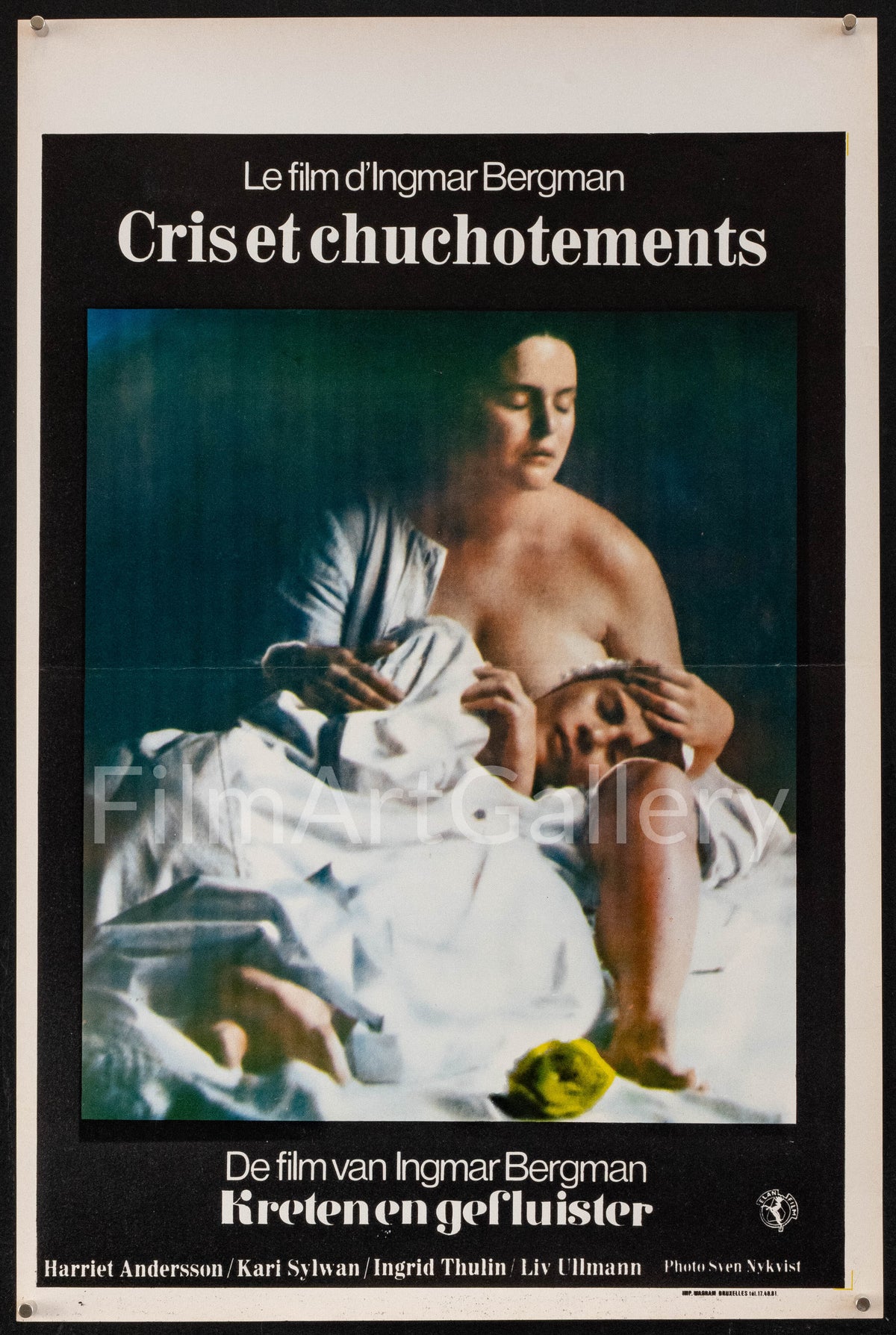 Cries and Whispers Original Vintage Movie Poster