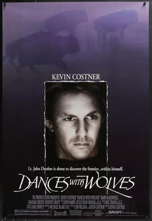 Dances With Wolves Original Vintage Movie Poster