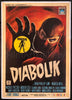 Danger: Diabolik Italian 4 foglio (55x78) Original Vintage Movie Poster