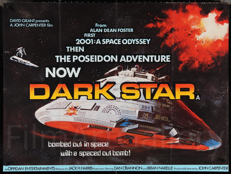 Dark Star British Quad (30x40) Original Vintage Movie Poster