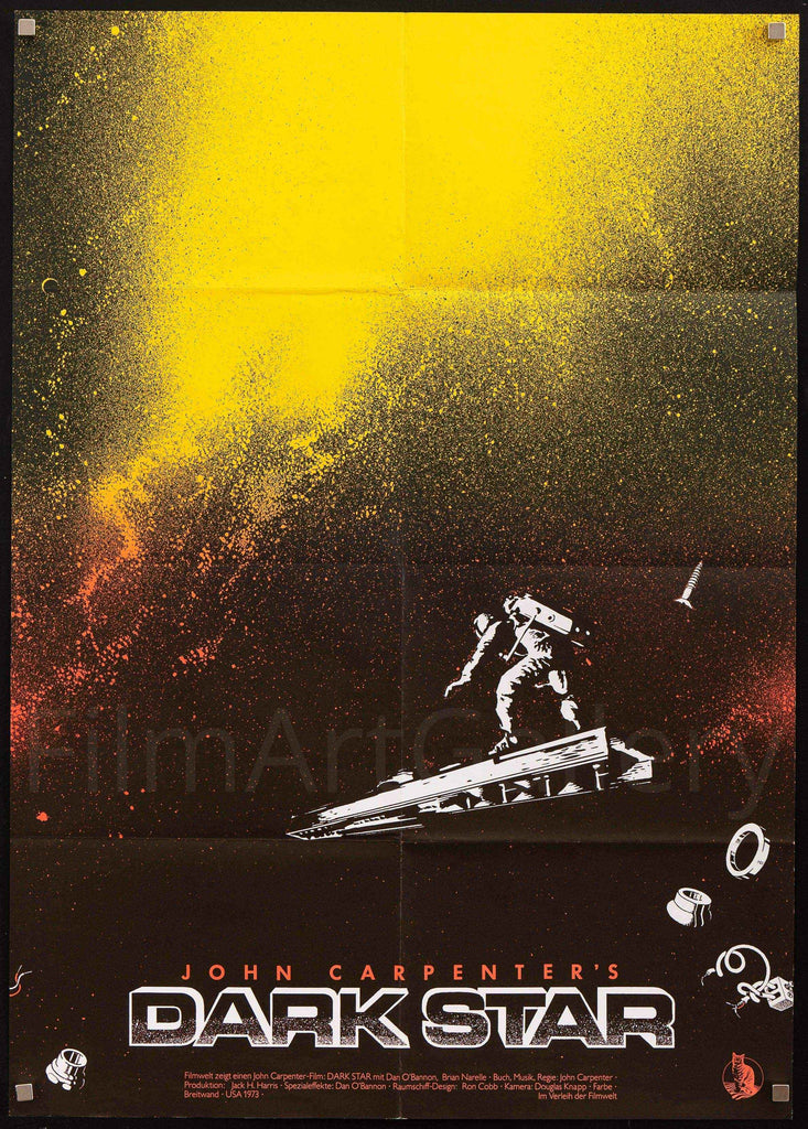 Dark Star Movie Poster 1979 German A1 (23x33)