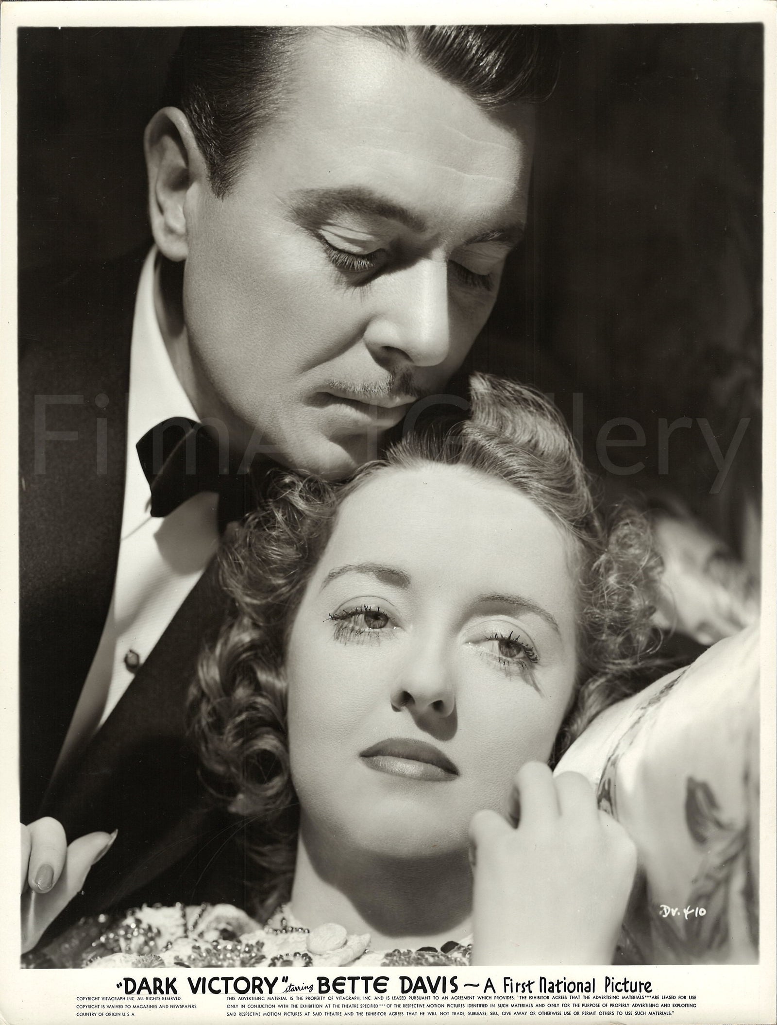 Dark Victory Original Vintage Movie Poster