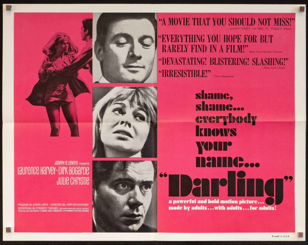 Darling Original Vintage Movie Poster