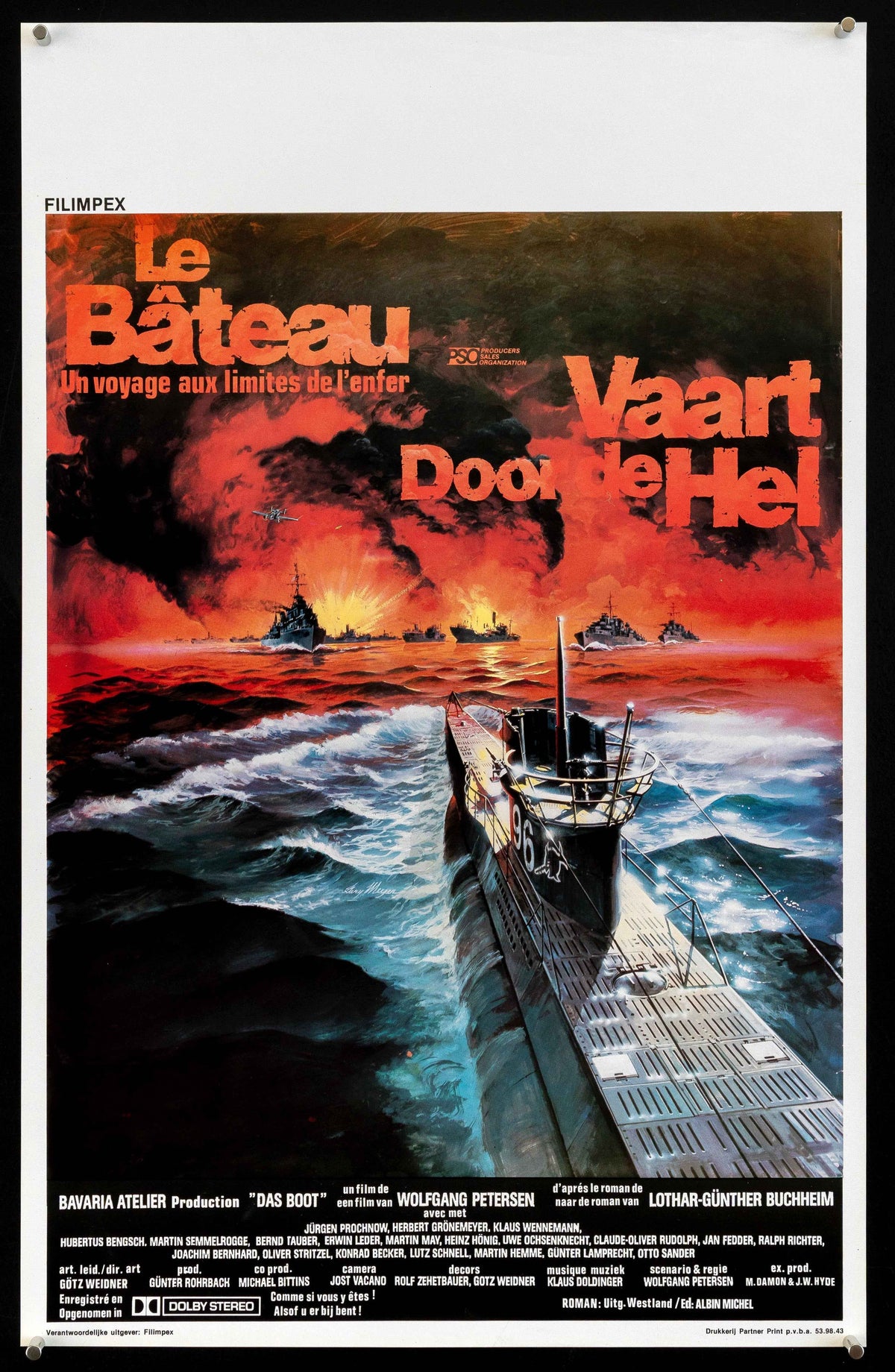 Das Boot Original Vintage Movie Poster