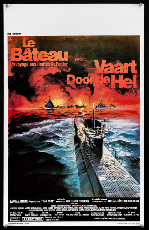 Das Boot Original Vintage Movie Poster