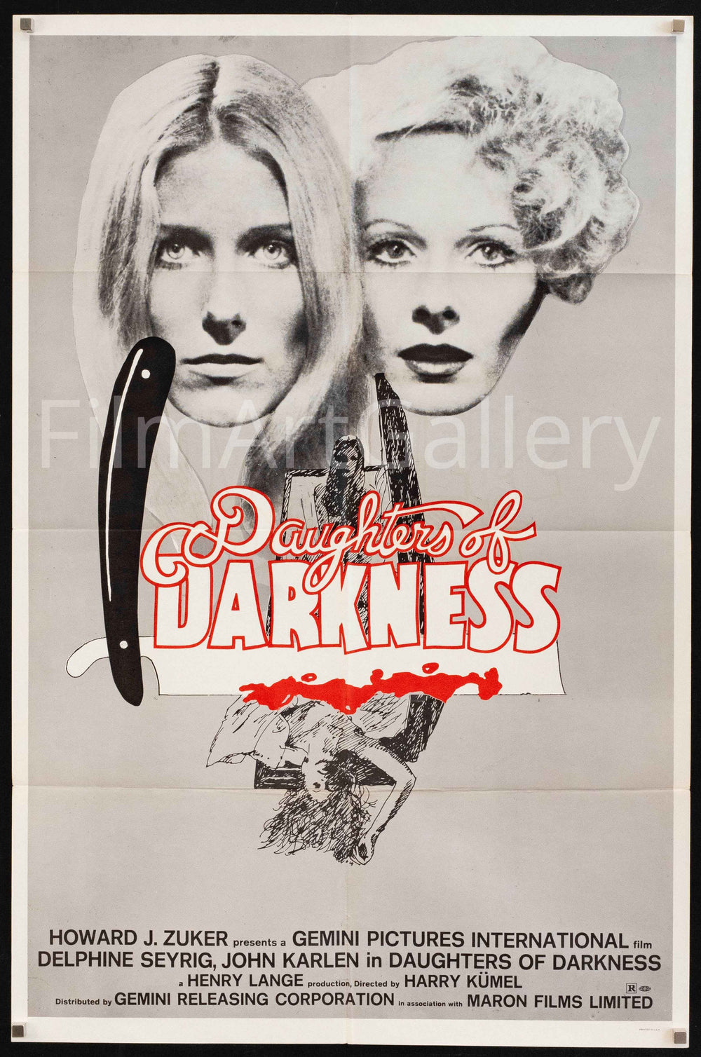 Daughters of Darkness Original Vintage Movie Poster