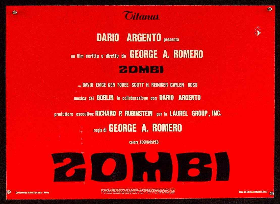 Dawn of the Dead Original Vintage Movie Poster