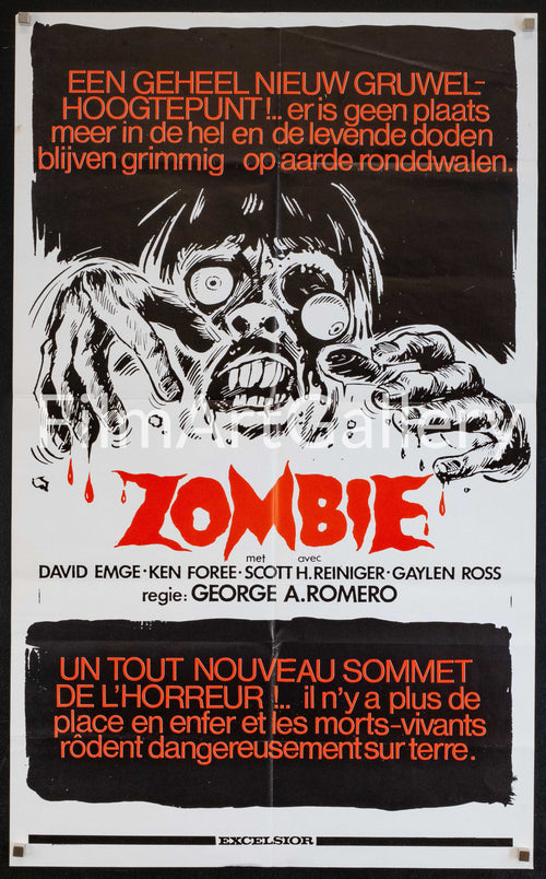 Dawn of the Dead (Zombie) Original Vintage Movie Poster
