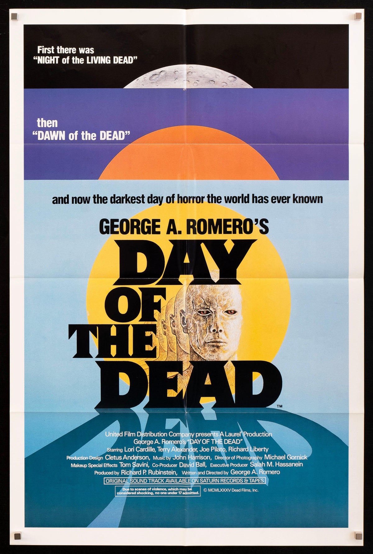 Day Of the Dead Original Vintage Movie Poster