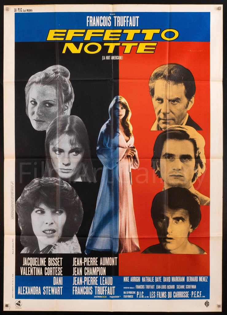 Day for Night (La Nuit Americaine) Italian 2 Foglio (39x55) Original Vintage Movie Poster