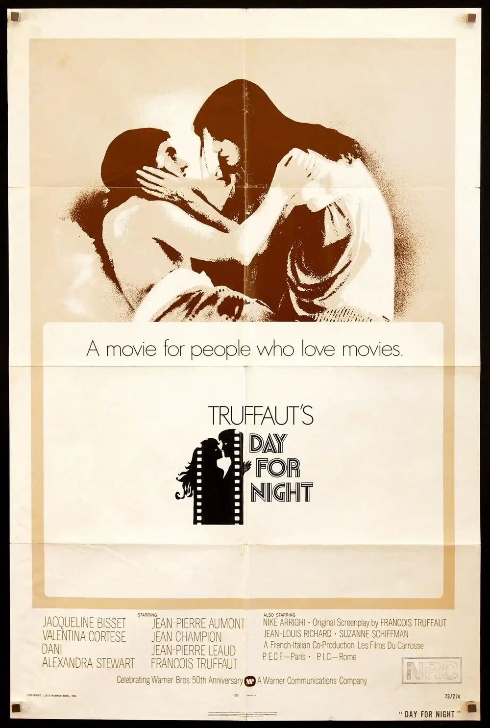 Day for Night (La Nuit Americaine) Original Vintage Movie Poster