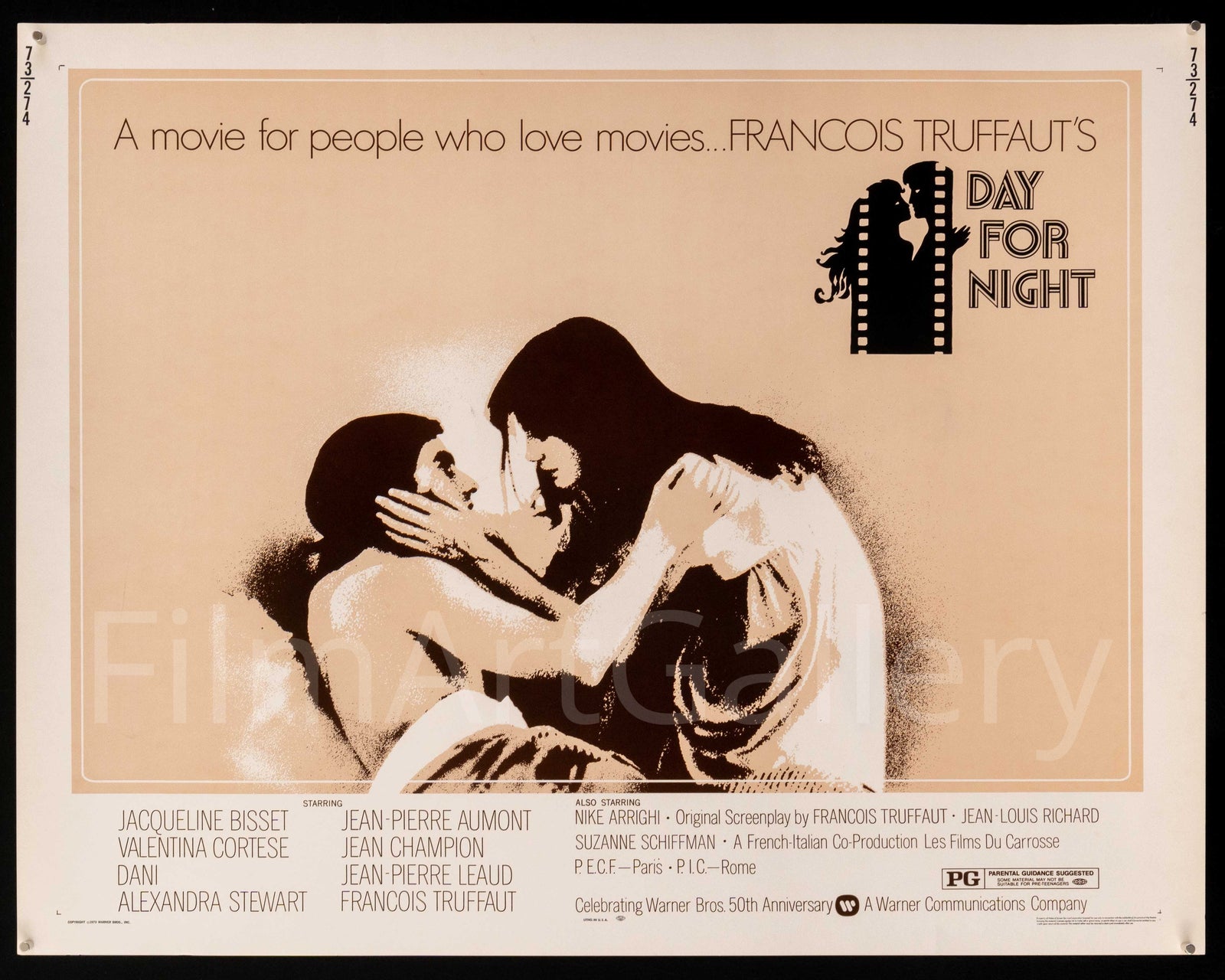 Day for Night (La Nuit Americaine) Original Vintage Movie Poster