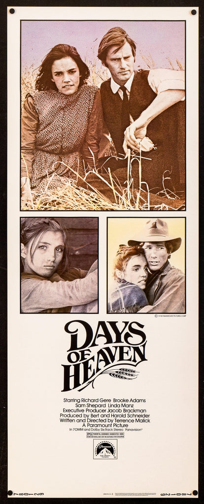 Days of Heaven Original Vintage Movie Poster