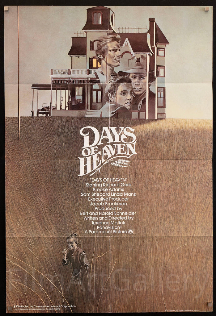 Days of Heaven Original Vintage Movie Poster