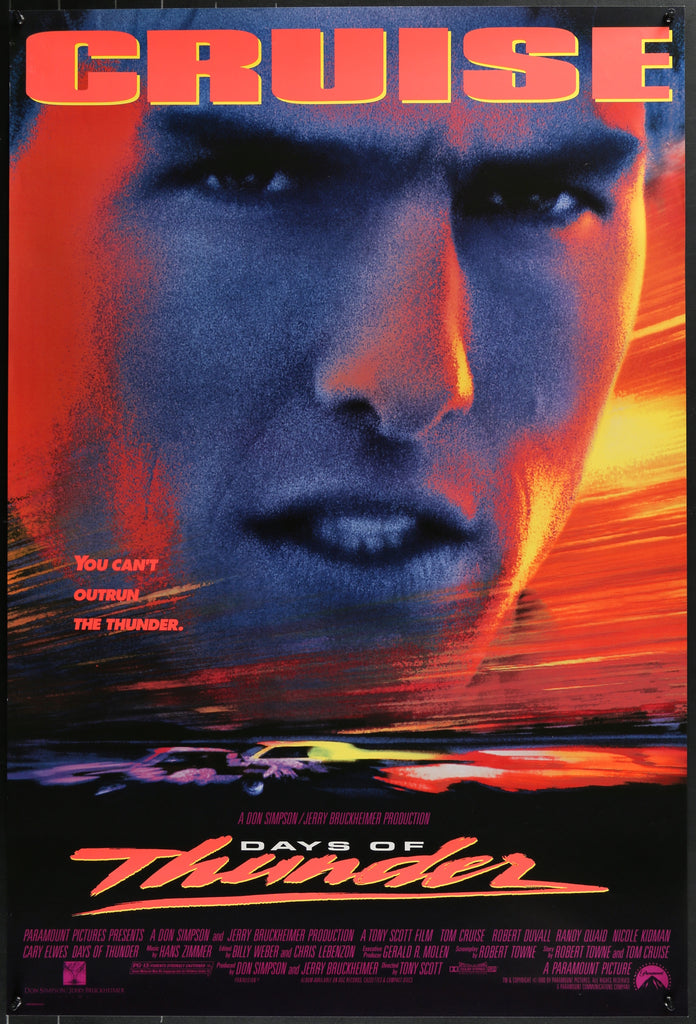 Days of Thunder Original Vintage Movie Poster