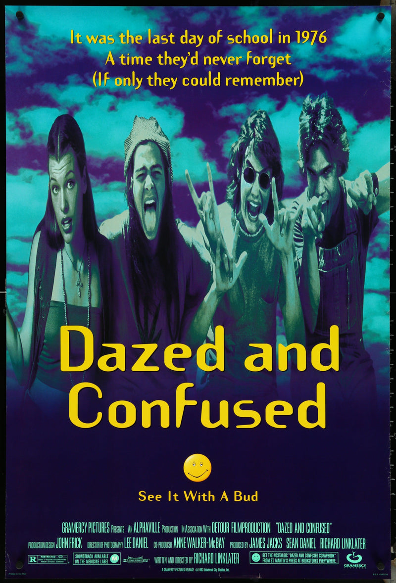 Dazed and Confused 1 Sheet (27x41) Original Vintage Movie Poster
