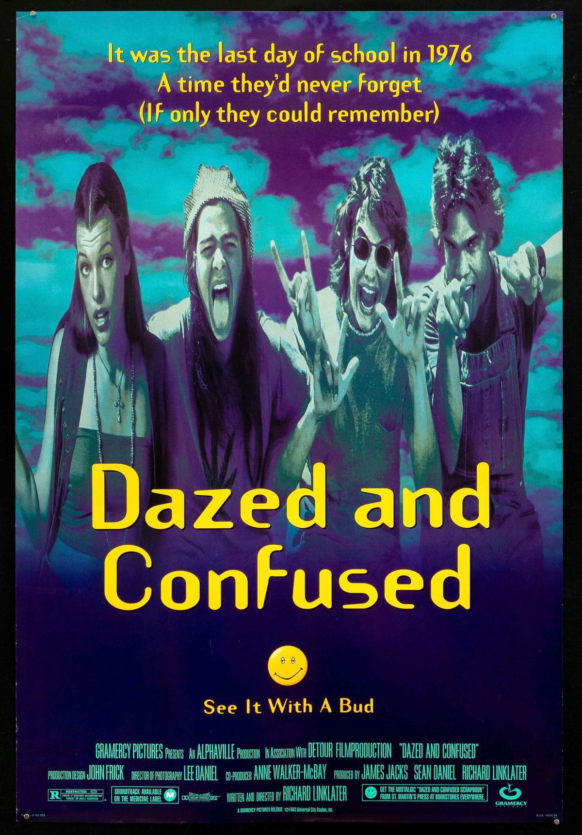 Dazed and Confused Original Vintage Movie Poster