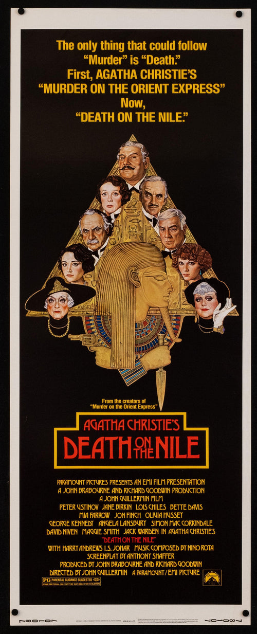 Death on the Nile Original Vintage Movie Poster