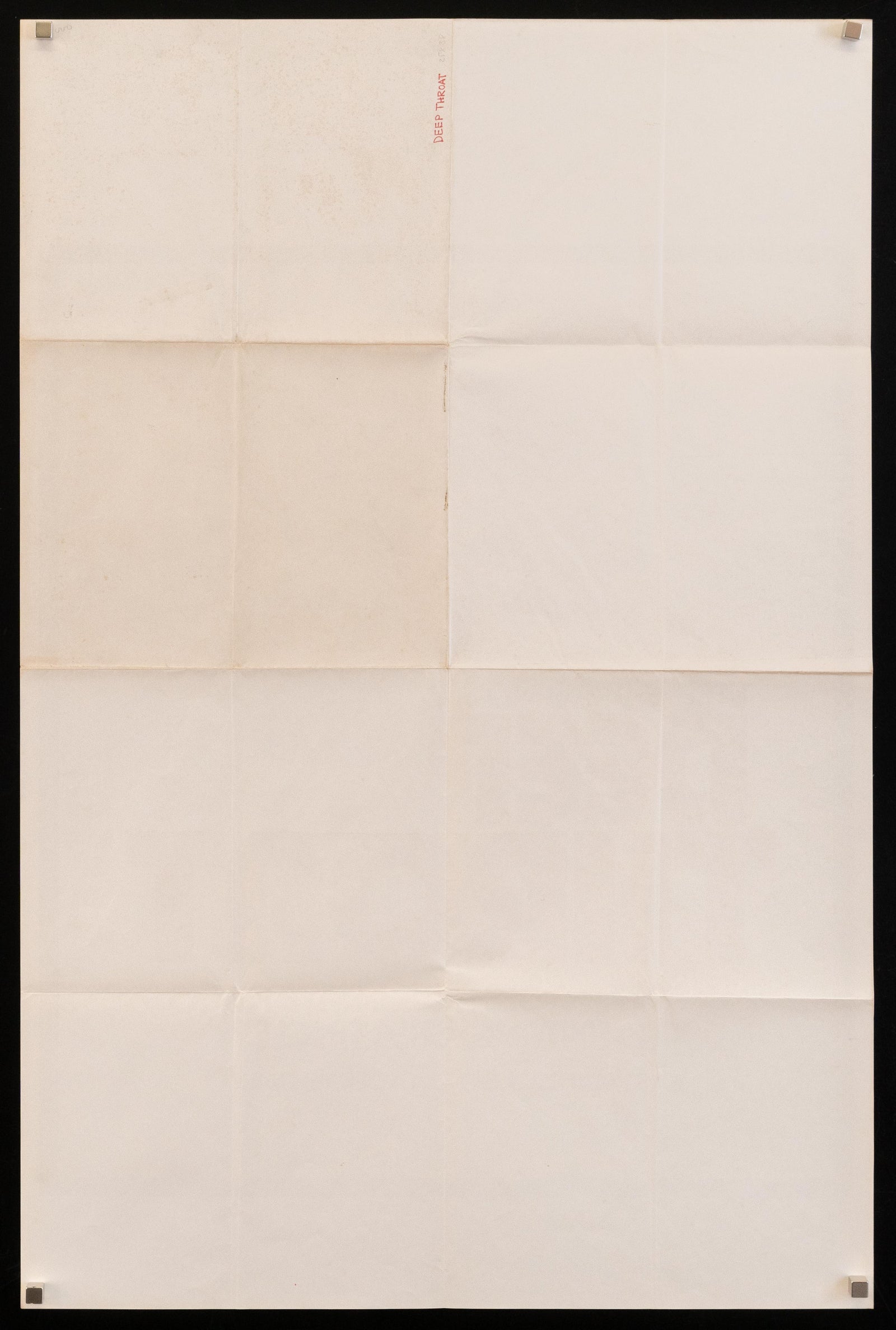 Deep Throat Original Vintage Movie Poster