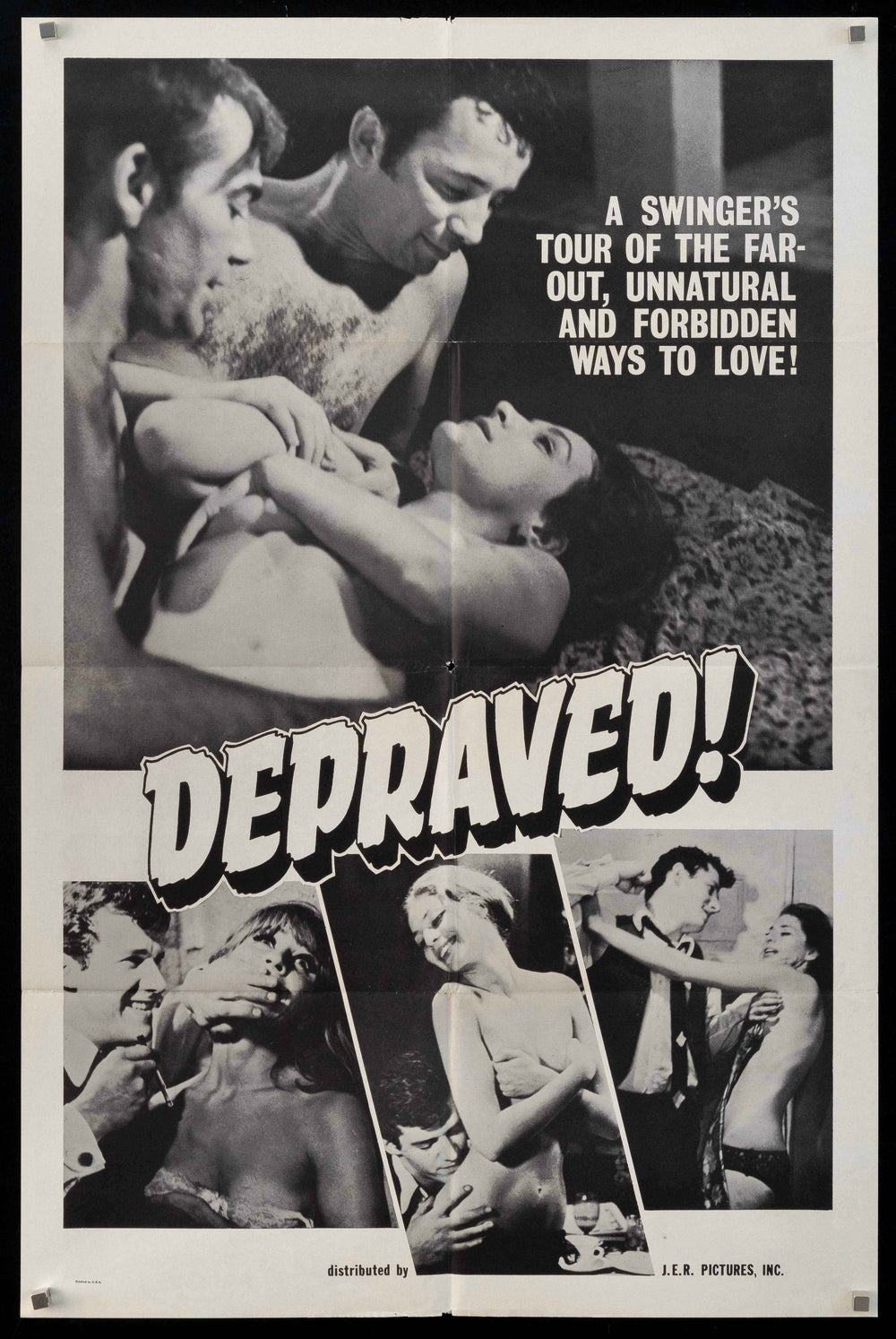 Depraved Original Vintage Movie Poster