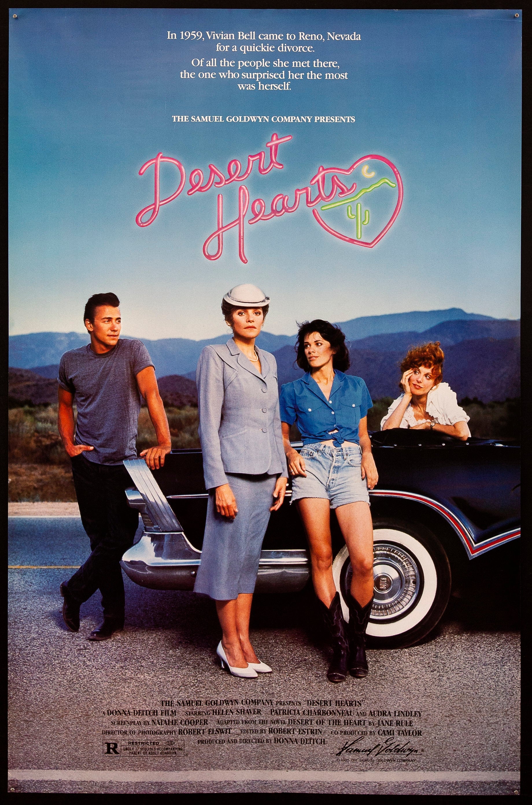 Desert Hearts Movie Poster 1985 1 Sheet 27x41 Film Art Gallery