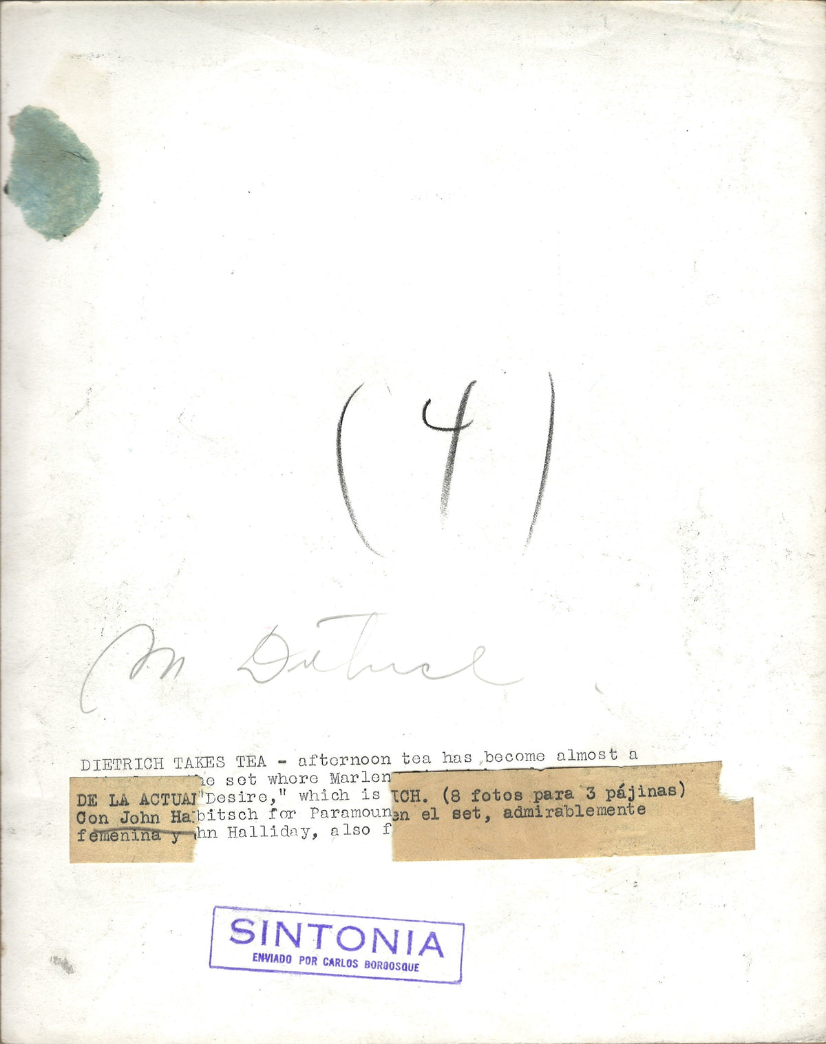 Desire Original Vintage Movie Poster