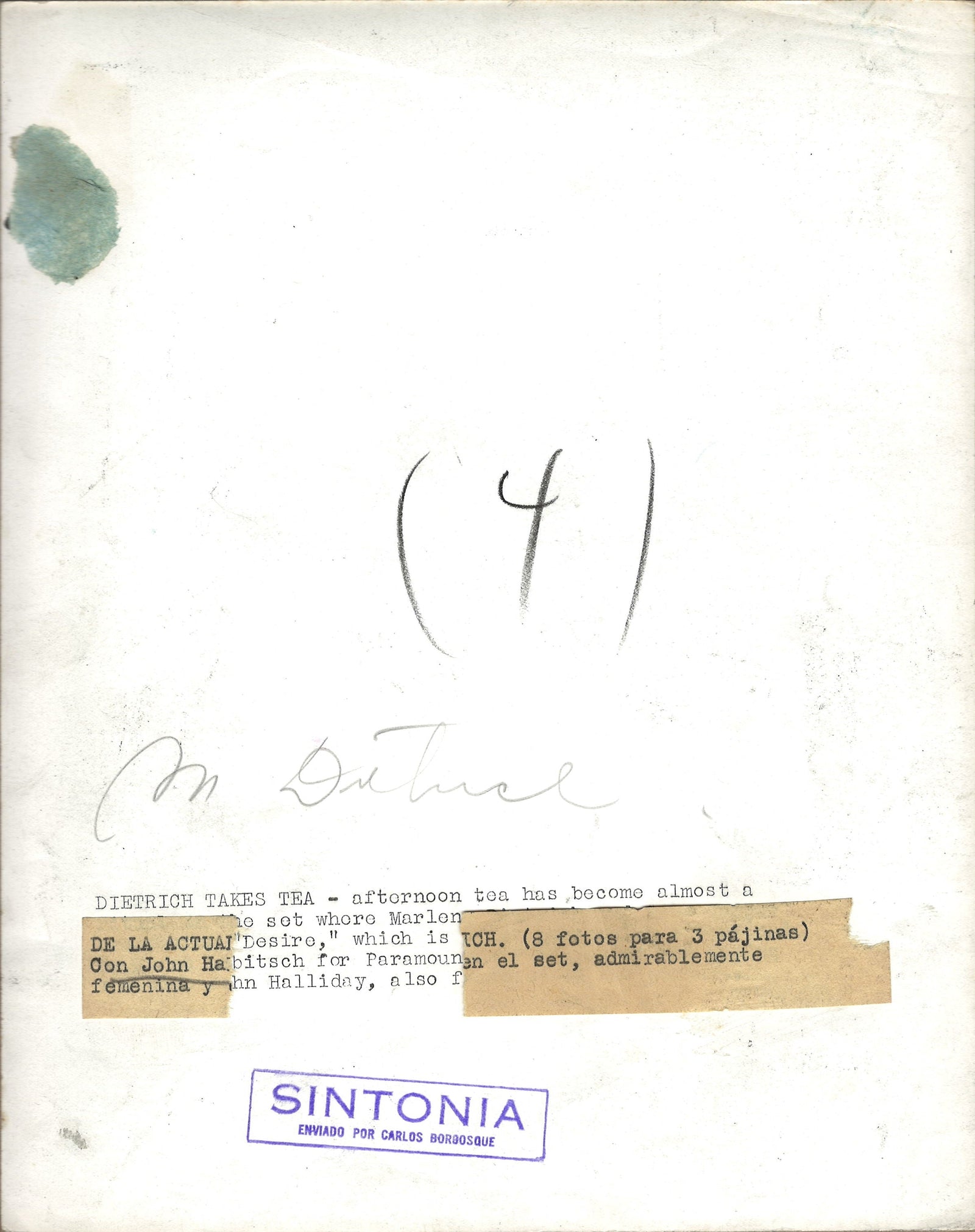 Desire Original Vintage Movie Poster