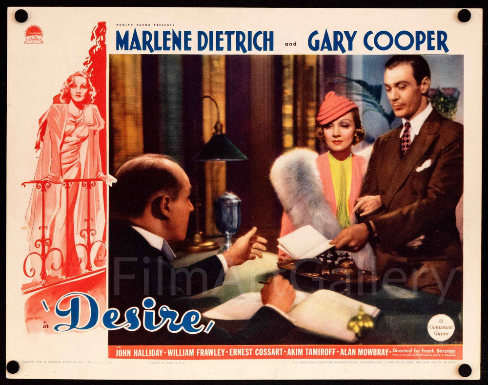 Desire Original Vintage Movie Poster