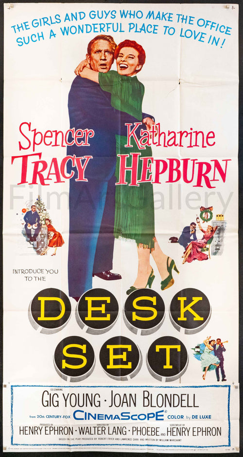 Desk Set Original Vintage Movie Poster