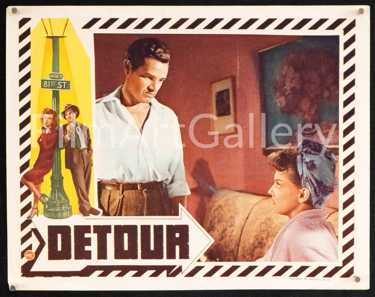 Detour Original Vintage Movie Poster