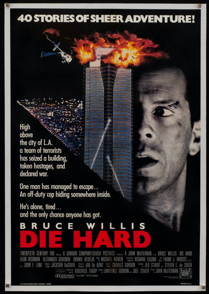 Die Hard Original Vintage Movie Poster