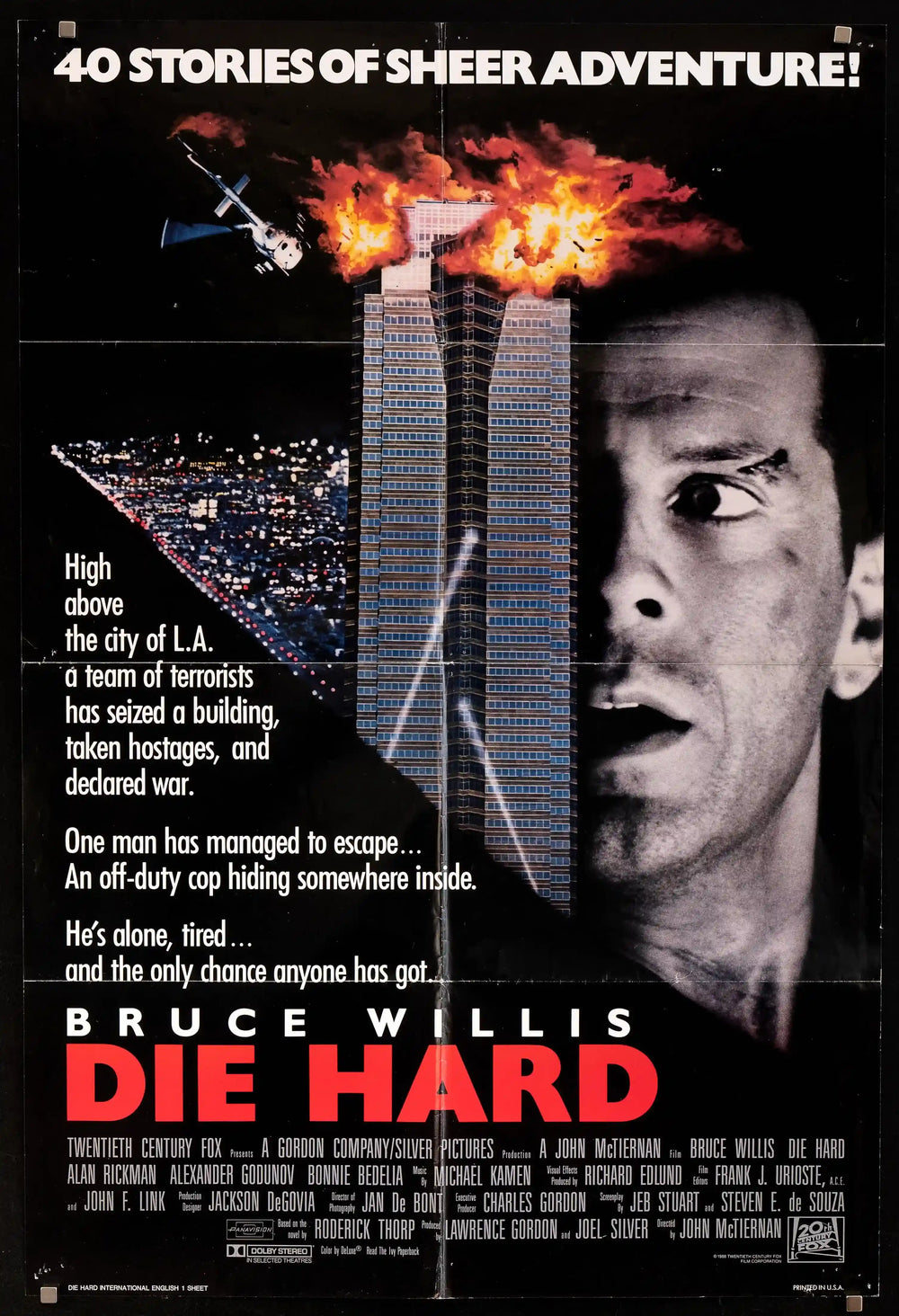 Die Hard Original Vintage Movie Poster