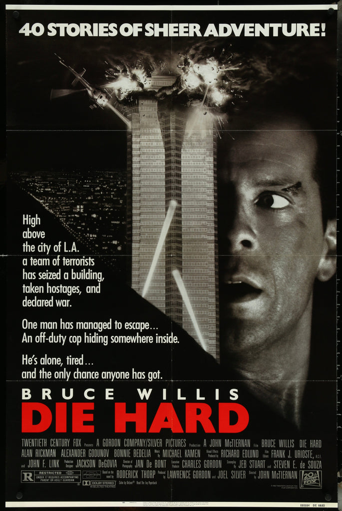 Die Hard Original Vintage Movie Poster