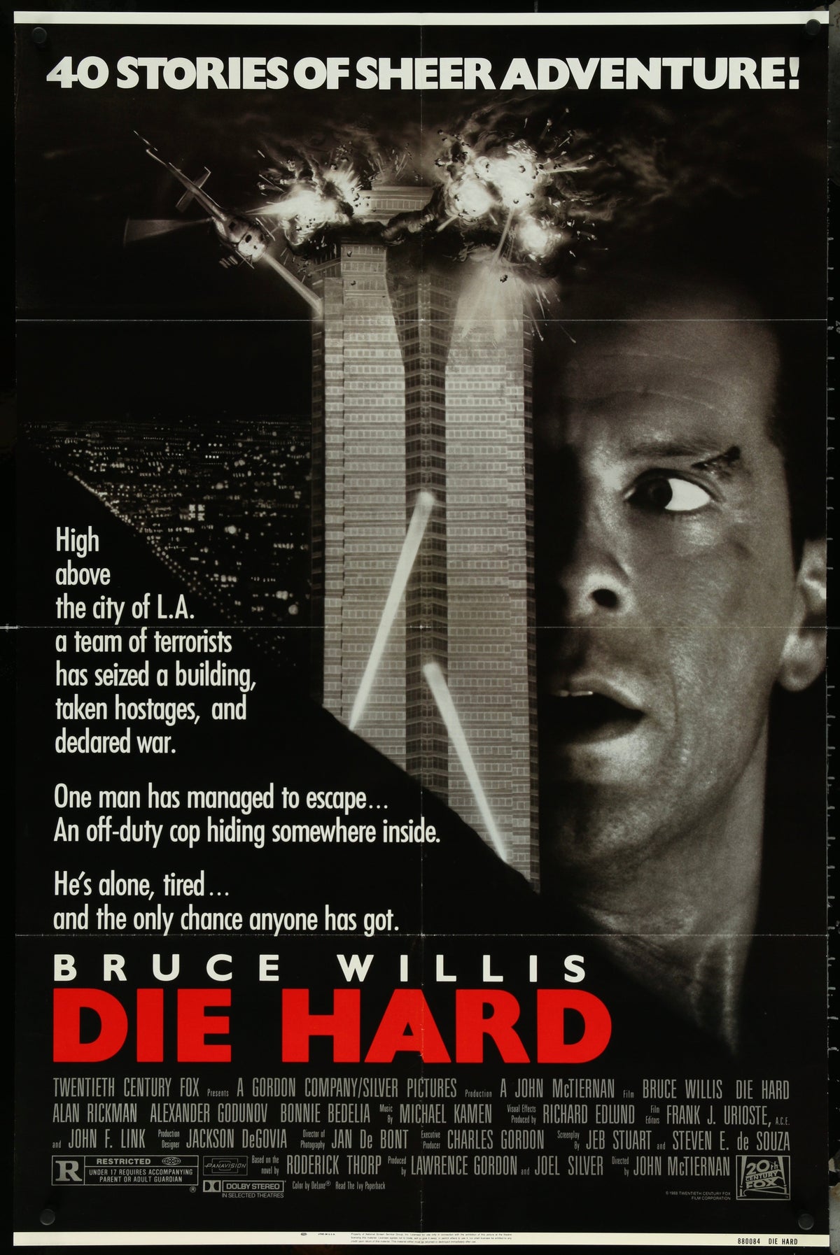 Die Hard Original Vintage Movie Poster