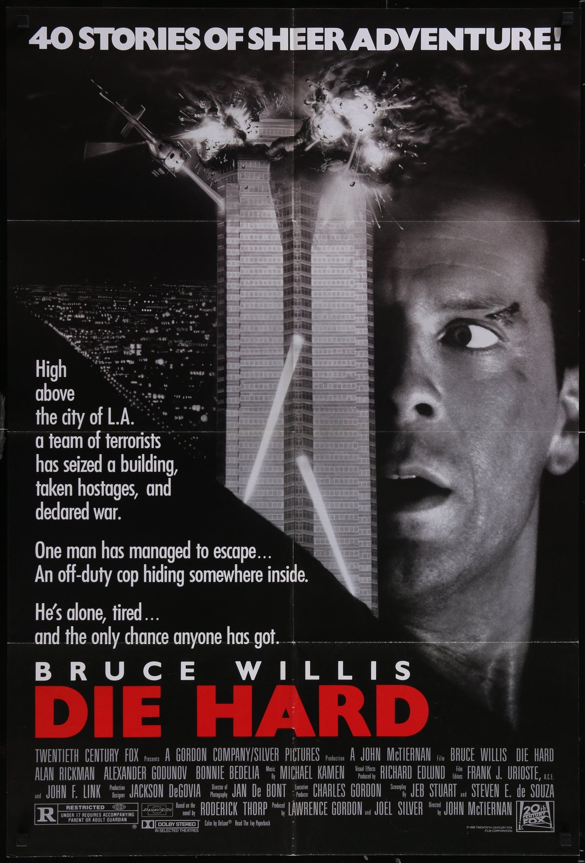 Die Hard Original Vintage Movie Poster