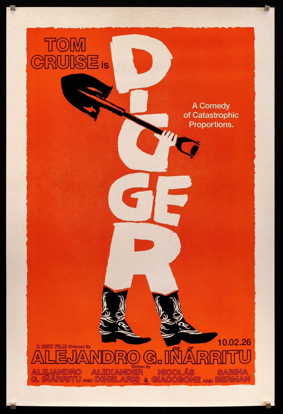 Digger Original Vintage Movie Poster