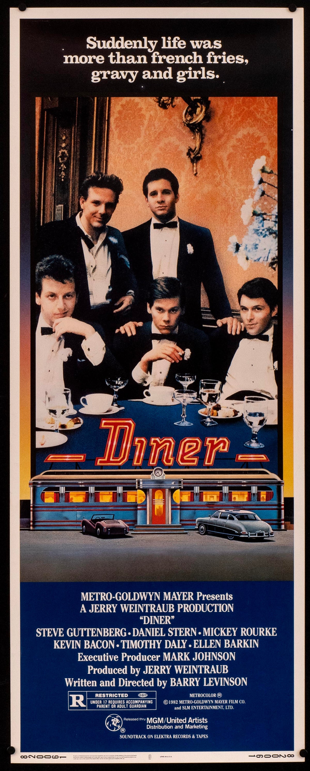 Diner Original Vintage Movie Poster