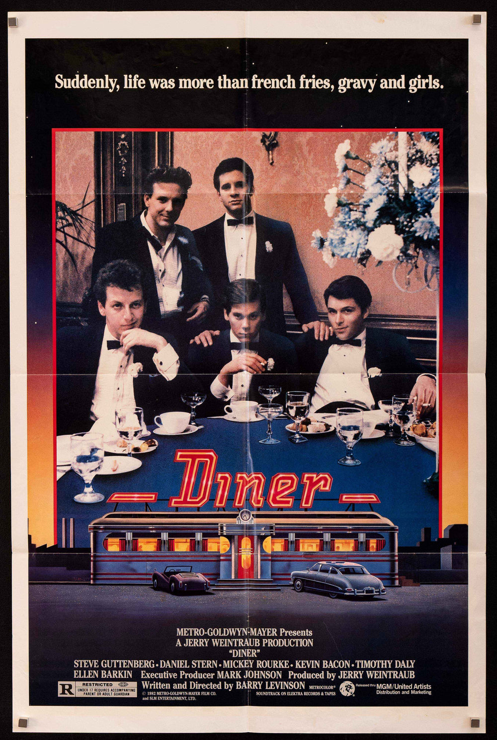 Diner Original Vintage Movie Poster