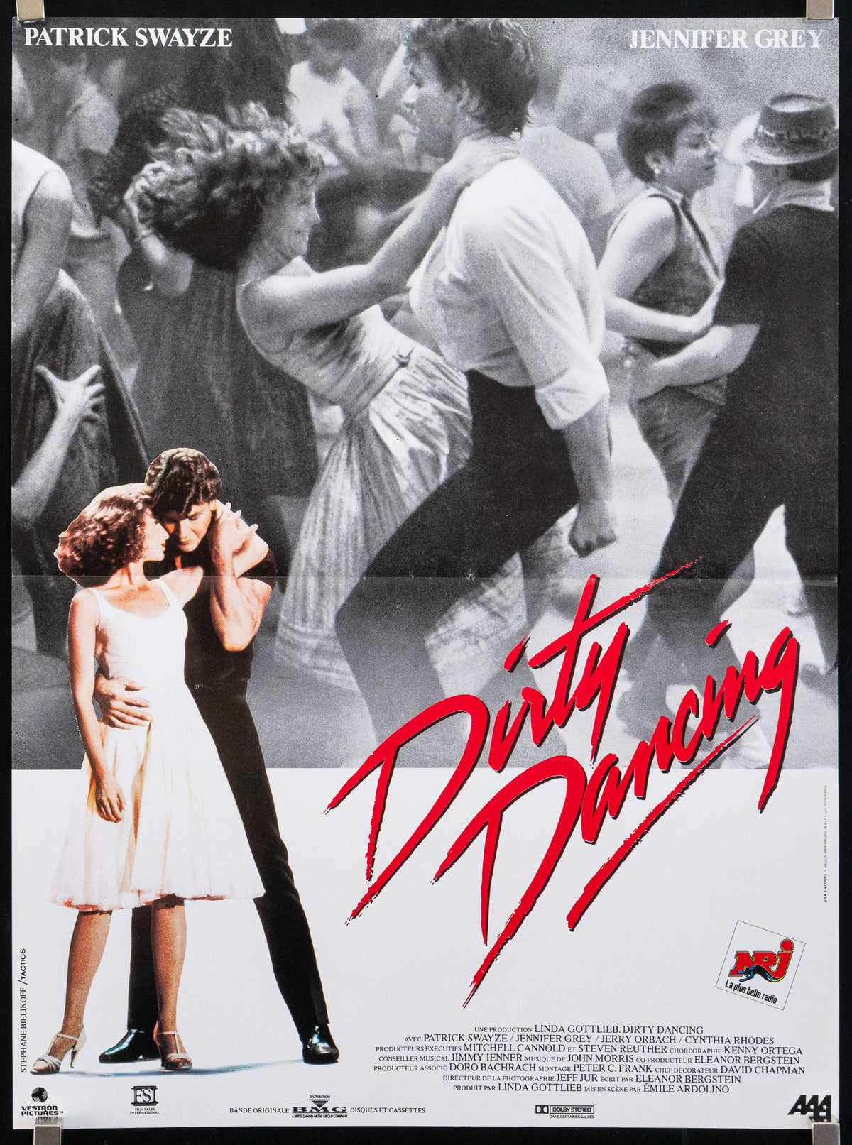 Dirty Dancing French Mini (16x23) Original Vintage Movie Poster