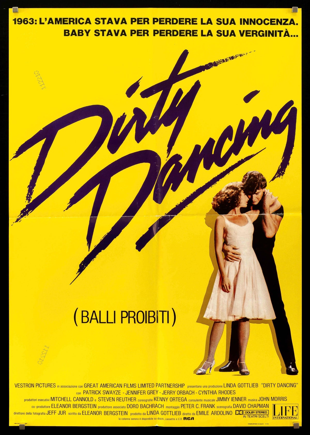 Dirty Dancing Original Vintage Movie Poster