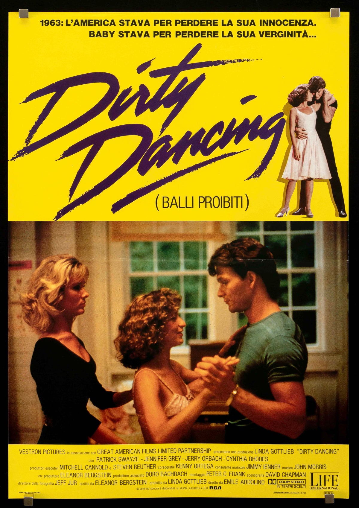 Dirty Dancing Original Vintage Movie Poster