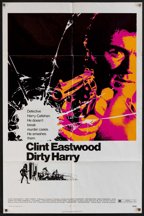 Dirty Harry Original Vintage Movie Poster
