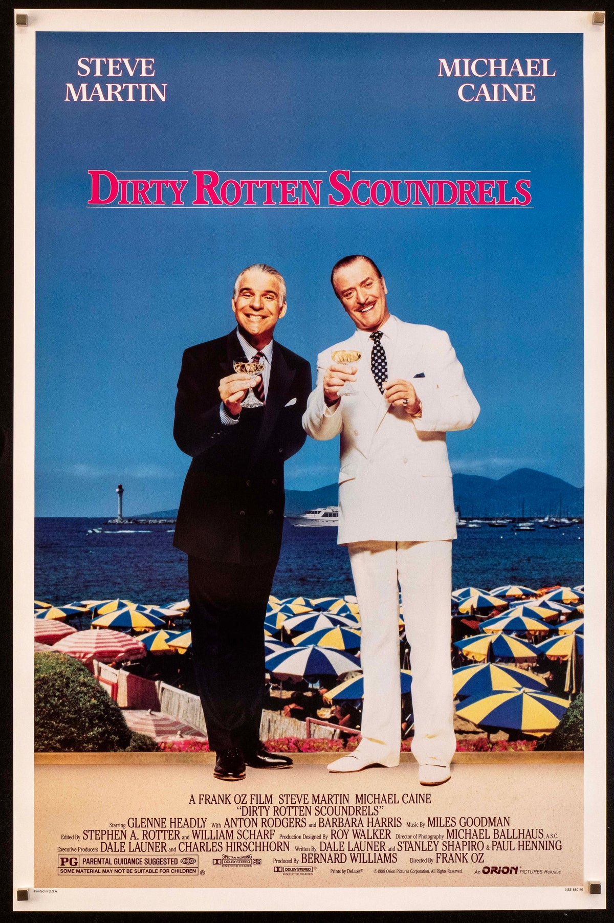 Dirty Rotten Scoundrels Original Vintage Movie Poster