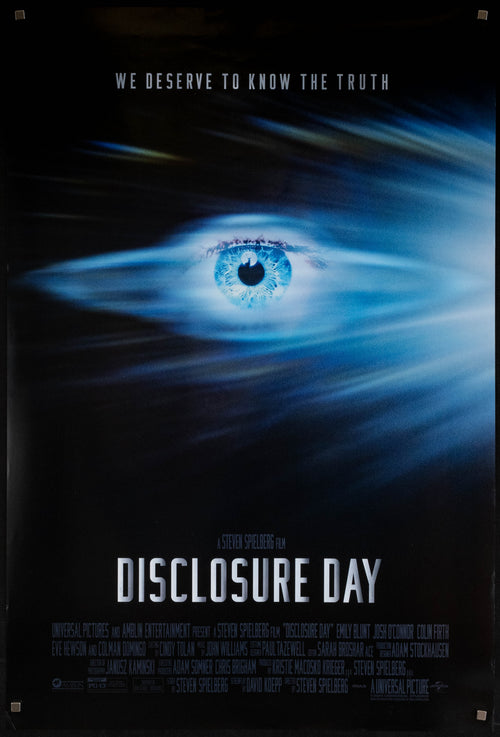 Disclosure Day Original Vintage Movie Poster
