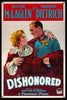 Dishonored Original Vintage Movie Poster