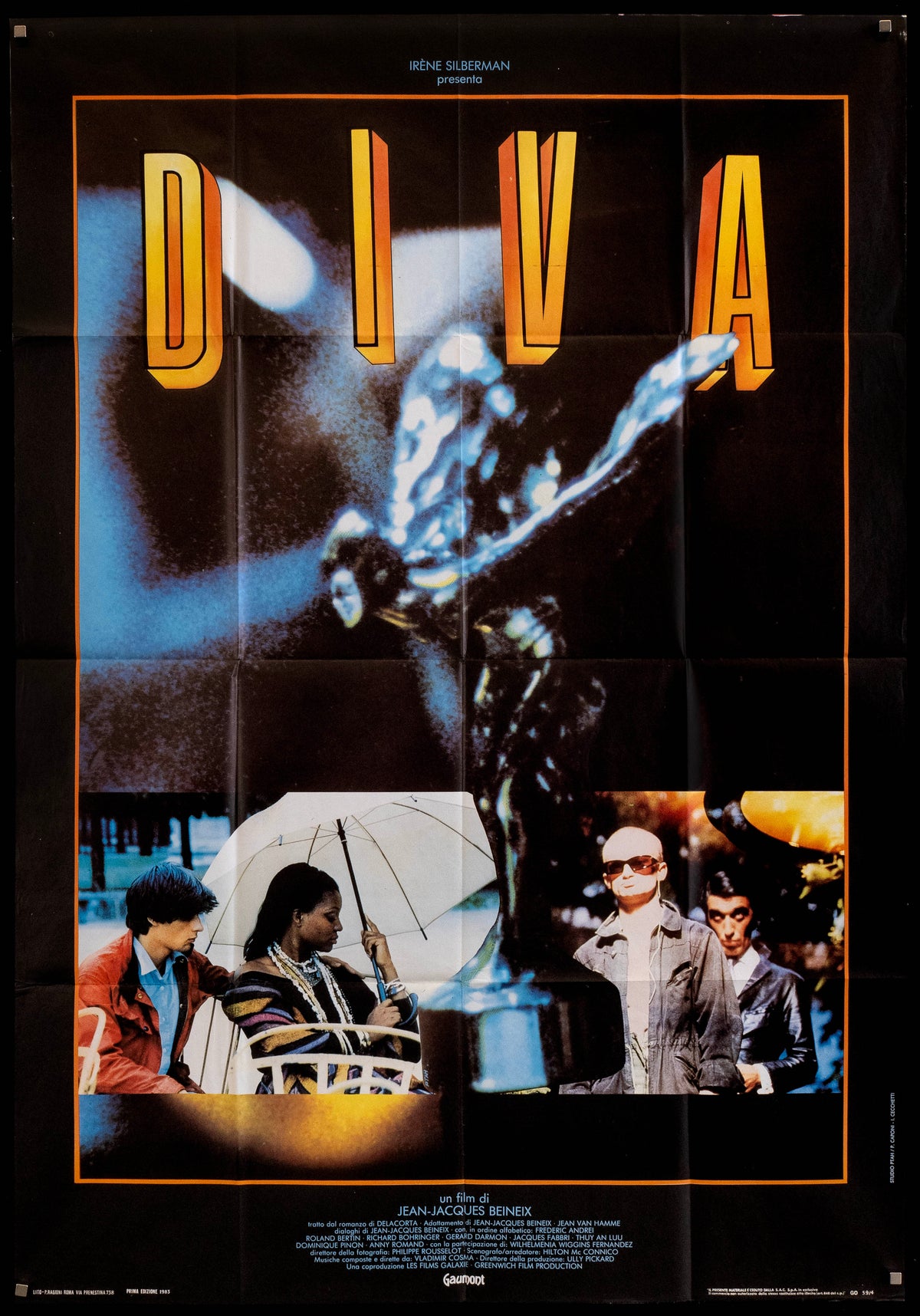 Diva Original Vintage Movie Poster