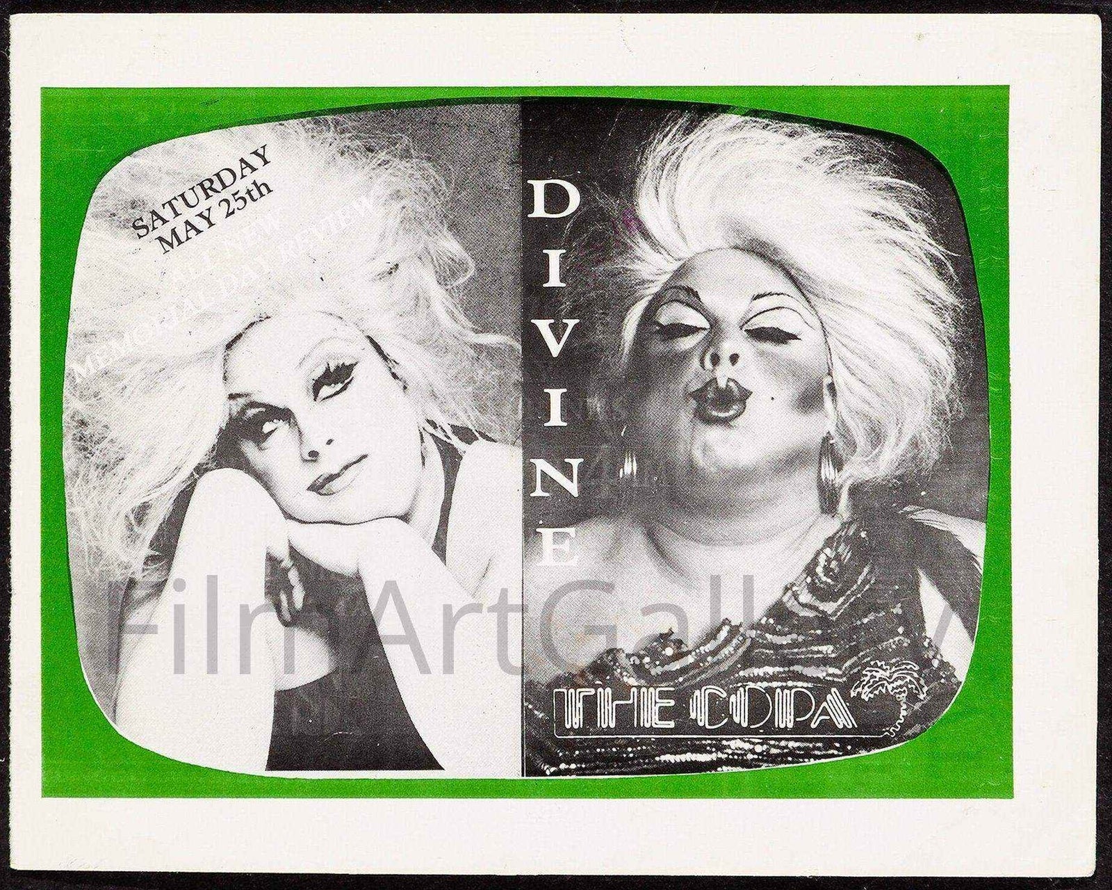 Divine at The Copa Original Vintage Movie Poster