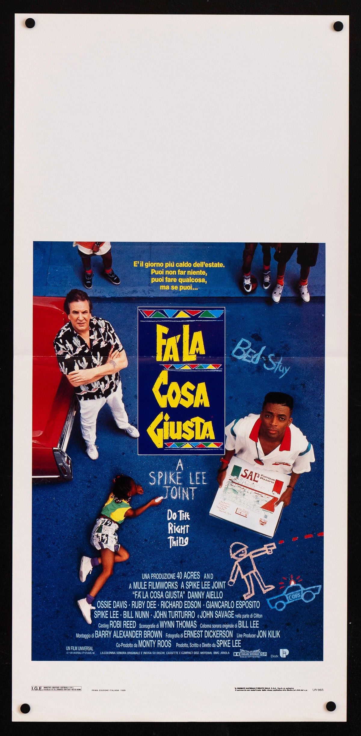 Do The Right Thing Original Vintage Movie Poster
